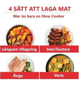 Resim Esmo Home Instant Pot Üstün Yavaş Pişirici/yavaş Pişirici, 7,1l Çoklu Pişirici / 4 Pişirme Fonksiyonu (Yavaş Pişirme, Kızartma, Buharda Pişirme ve Sıcak Tutma Fonksiyonu) Bulaşık Makinesinde Yıkanabilir - 800W 
