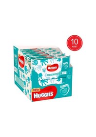 Resim Huggies All Over Clean Mendil 10 X 56'Lı 