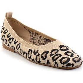 Resim Bej Leopar Kadın Babet K01327021182 Leopar 