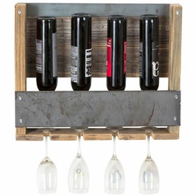 Resim KÜTÜKhouse Wine Şişe Raf 