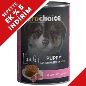 Resim Pro Choice Puppy Lamb Kuzu Etli Tahılsız Yavru Köpek Konservesi 400 Gr 