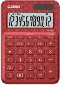 Resim Casio Ms-20uc-jrd 12 Hane Kırmızı Desenli Masa Üstü Hesap Makinesi Diğer 