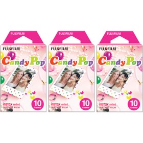 Resim Fujifilm Instax Mini Candy Pop 10x3 Film Seti 