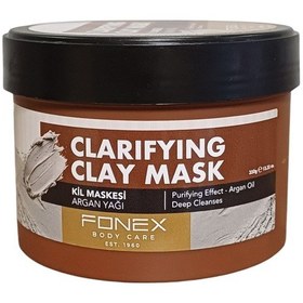 Resim Fonex Arındırıcı & Nemlendirici Argan Yağı Kil Yüz Maskesi 350 Gr. 