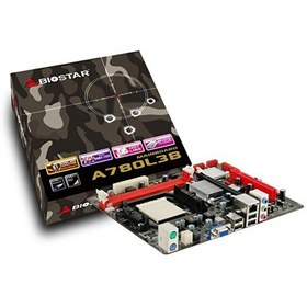 Resim Biostar A780L3B DDR3 1600 MHz OC VGA PCIe 2.0 AM3 mATX Anakart 