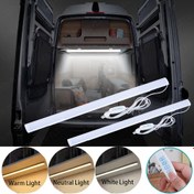 Resim USB ile Çalışan Ayarlanabilir Parlaklık ve Renk Sıcaklıklı LED Şerit Işık, Karavanlar için Manyetik Tasarım, İç/Dış Mekan Kullanımı, Kamp, Yatak Odası, Mutfak, Dolap, Masalar - Pil Gerekmez, Uzaktan Kumandalı Aydınlatma | Enerji Verimli Karavan İçi Aydınlatma 