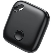 Resim Adanmış Itag Kablosuz Bulucu Mini Takip Cihazı Yaşlı Çocuklar İçin Pet Black F1 Square 1-pack 