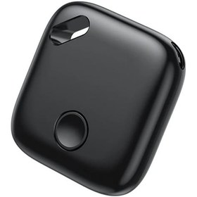 Resim Adanmış Itag Kablosuz Bulucu Mini Takip Cihazı Yaşlı Çocuklar İçin Pet Black F1 Square 1-pack 