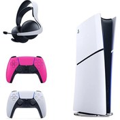 Resim Sony Playstation 5 Slim + 2. Pembe Dualsense + Pulse 3D Kablosuz Kulaklık (İthalatçı Garantili) 