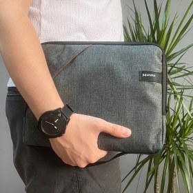 Resim Moserini Samsung Galaxy Tab S6 Lite SM-P610 P617 10.4” Smart Slim Tablet Çantası Gri 