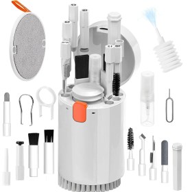 Resim Elektronik Temizleme Seti, 20'si 1 Arada, Dizüstü Bilgisayar, Kamera, Akıllı Telefon, Klavye, Tablet Için, Taşınabilir Temizlik Aletleri, Sprey ile 