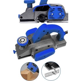 Resim İyisi Yok Planya Rende Makinası 800-5200 Watt Motor Metal Şanzıman Çift Bıçaklı Sarı 1011 