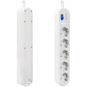 Resim Vea Ve-vega105 A Class 5'li Anahtarlı 1.5 Metre Akım Korumalı Priz Standart 