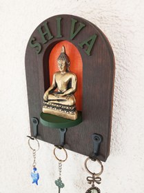 Resim GÖKÇEN HOBİ Buddha Shiva, Budist Tanrı Anahtar Askısı Dekoratif 