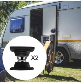 Resim Zcjb Dıştan Takmalı Motorlu Karavan Seyahat Römorku 2 Paket 
