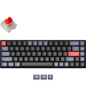 Resim Keychron K6 Pro Qmk/vıa Custom Kablosuz Mekanik Klavye-hot-swappable-white Led- Gateron G-pro Red 