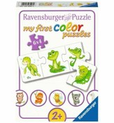 Resim Ravensburger 6x4 Parça Puzzle İlk Renkli Hayvanlar 030064 