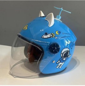 Resim Eternal Luck 4-12 Yaş Çocuk Sonbahar Kış Sıcak Tutma Kaskı - Mavi 