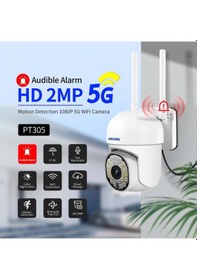 Resim Escam Pt305 2mp Hd Hareket Algılama Wifi Akıllı Çift Işık Kaynağı Kamera Us Plug 