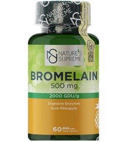 Resim Nature's Supreme Bromelain 500 Mg 60 Kapsül 