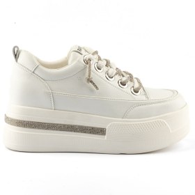 Resim Guja Kadın Hakiki Deri Kalın Taban Taşlı Sneaker 