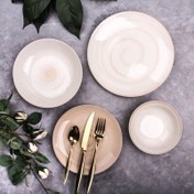 Resim Marianna Aura 24 Parça Yemek Takımı Cappuccino 
