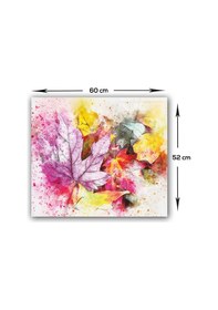 Resim Decorita Cam Ocak Arkası Koruyucu | Renkli Sonbahar | 52cm x 60cm 