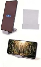 Resim Usin Mini Masa Üstü Cep Telefonu Tablet Tutucu Tutacağı Standı US-T004K 4 4 * 4 * 4 CM (Gri) 