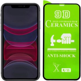 Resim iPhone Uyumlu Xr 9H Seramik Nano Full Kaplama Koruyucu 