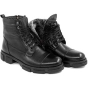 Resim Dr.Relax Hakiki Deri Kauçuk Kaymaz Taban Kışlık Erkek Bot 