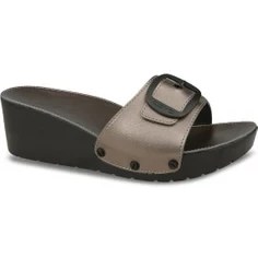 Resim Ceyo 9969-9 Dolgu Topuk Orthopedix Kadın Terlik Platin 36-40 