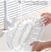 Resim Willowhaven Transparan Renk 360 Derece Dönen Çıkarılabilir Raf Dolaplar İçin Döner Raf Sistemi 