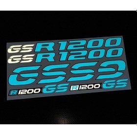 Resim Bmw R1200 Gs Reflektifli Mavi Adventure Sticker Set 