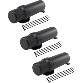 Resim Echo Chicly 3x Motosiklet Aksesuarları Su Geçirmez Alet Tüp Eldivenleri Honda Yamaha Kawasaki Için Yağmurluk Saklama Kutusu Evrensel (Yurt Dışından) 