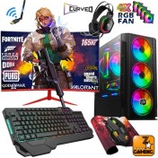 Resim Zeiron Icaris X12 Ryzen 5 3600 16GB 1tb M.2 Ssd+3tb RTX3060 12GB 23.8" 165Hz Oyuncu Masaüstü Bilgisayar 