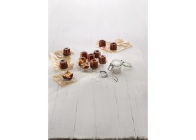 Resim Hype Store Lekue Canelle Bordelais 18'li Siyah Silikon Mini Canelle Kalıbı 