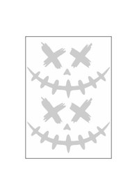 Resim A4 Sticker 113 Tek Paket Çoklu Joker Beyaz 