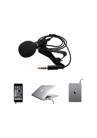 Resim Profesyonel Youtuber Yaka Mikrofonu 1.5 M 3.5 Mm Stereo Çantalı 