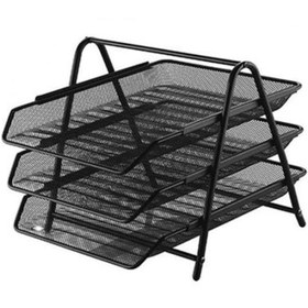 Resim Globox Evrak Rafı Metal 3 LÜ Siyah 6255 