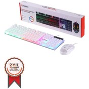 Resim Torima TMK-03 Gaming RGB Işıklı Kablolu Q Klavye ve Mouse Seti Torima