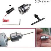 Resim Otomatik Mini Mandrel Anahtarlı Motor Mandren Üniversal Okul 5Mm 