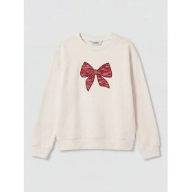 Resim LC Waikiki Lcw Kids Pembe Nakışlı Kız Çocuk Sweatshirt ve Eşofman Altı 