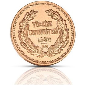 Resim Osmanlı Sarraf 1 Adet Ata Lira ( Cumhuriyet Altını ) 