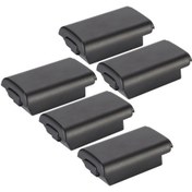 Resim Moveevo Xbox360 Kumanda Pil Kapağı Siyah 5 Adet - Dayanıklı Abs Malzeme, Kolay Kurulum, Oyun Aksesuarı 