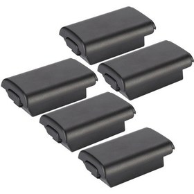 Resim Moveevo Xbox360 Kumanda Pil Kapağı Siyah 5 Adet - Dayanıklı Abs Malzeme, Kolay Kurulum, Oyun Aksesuarı 