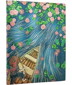 Resim Lotus River Softcover Ultra Defter - Ultra: 18x23cm / 176 sayfa / 100gsm / Çizgisiz Defter 