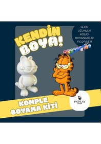 Resim Garfield - Boyama Seti Ve Garfield Figürü Çizgi Karakter 