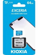 Resim Kioxia 64gb Exceria Microsdxc Uhs-1 C10 100mb-sn Hafıza Kartı 