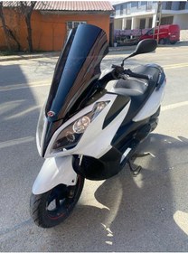 Resim Motocam Kymco Downtown 300i Ön Cam 2009-2017 Model 78cm Siyah Renkli 4mm Uzun 