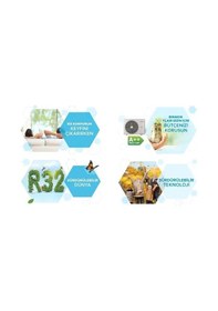 Resim Alarko Flair FLR-BSP2401HW8 WIFI 24000 BTU R32 Duvar Tipi Split Inverter Klima 